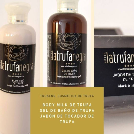 Body Milk de Trufa + Gel de Baño de Trufa + Jabón de Tocador de Trufa - Spainity