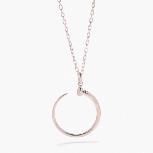 Collar Nail Plata by Misae Official - Spainity