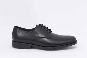 Zapatos Fanatik hombre piel negro 73102 hecho en España