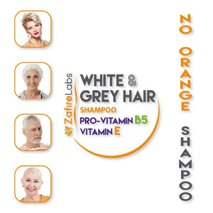 ZAFIRELABS WHITE & GREY HAIR SHAMPOO 400 ML - Spainity
