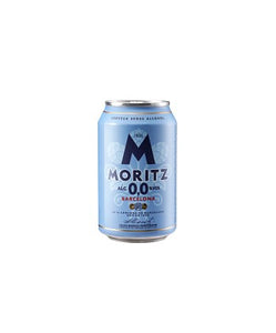 Moritz 0'0 sin alcohol lata 33cl (pack 12 uds.)