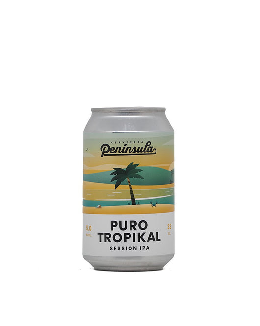 Cerveza Península Puro Tropikal Session Ipa (pack 12 uds.)
