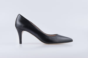 Zapatos salón 65mm. Fanatik mujer piel napa negro 716 hecho en España